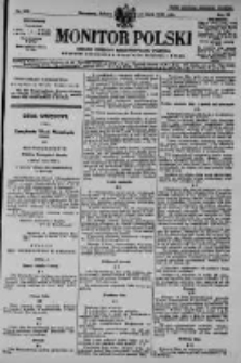 Monitor Polski. Dziennik Urzędowy Rzeczypospolitej Polskiej. 1928.07.21 R.11 nr166