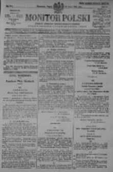 Monitor Polski. Dziennik Urzędowy Rzeczypospolitej Polskiej. 1928.07.27 R.11 nr171