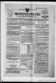 Monitor Polski. Dziennik Urzędowy Rzeczypospolitej Polskiej. 1928.01.04 R.11 nr3