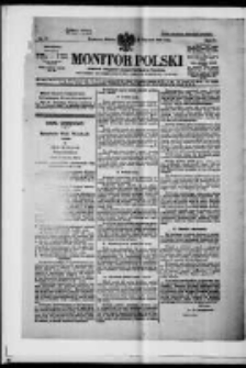Monitor Polski. Dziennik Urzędowy Rzeczypospolitej Polskiej. 1928.01.21 R.11 nr17