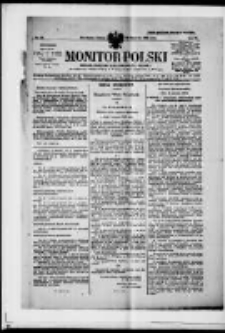 Monitor Polski. Dziennik Urzędowy Rzeczypospolitej Polskiej. 1928.01.28 R.11 nr23