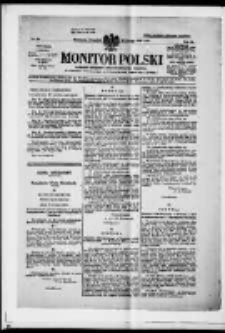 Monitor Polski. Dziennik Urzędowy Rzeczypospolitej Polskiej. 1928.02.16 R.11 nr38