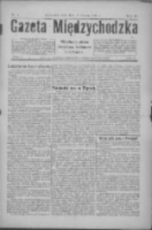Gazeta Międzychodzka: niezależne pismo narodowe, społeczne i polityczne 1926.01.13 R.4 Nr4