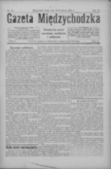 Gazeta Międzychodzka: niezależne pismo narodowe, społeczne i polityczne 1926.04.28 R.4 Nr48