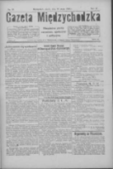 Gazeta Międzychodzka: niezależne pismo narodowe, społeczne i polityczne 1926.05.28 R.4 Nr59