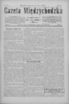 Gazeta Międzychodzka: niezależne pismo narodowe, społeczne i polityczne 1926.06.11 R.4 Nr65
