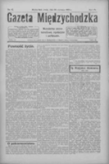 Gazeta Międzychodzka: niezależne pismo narodowe, społeczne i polityczne 1926.06.16 R.4 Nr67