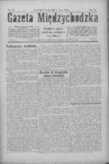 Gazeta Międzychodzka: niezależne pismo narodowe, społeczne i polityczne 1926.07.07 R.4 Nr76