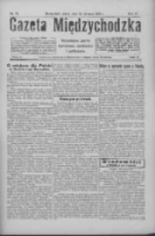 Gazeta Międzychodzka: niezależne pismo narodowe, społeczne i polityczne 1926.08.13 R.4 Nr92