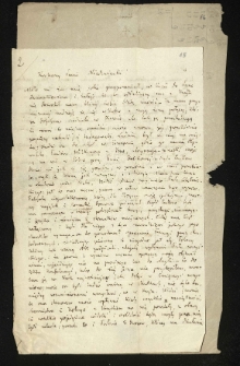 List od Chłędowskiwgo Adama Tomasza