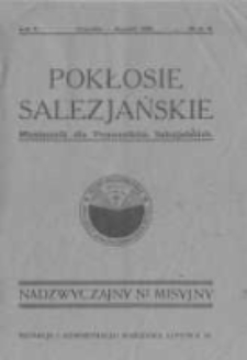 Pokłosie Salezjańskie. 1926 R.10 nr6-8