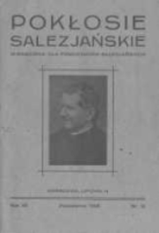 Pokłosie Salezjańskie. 1928 R.12 nr10
