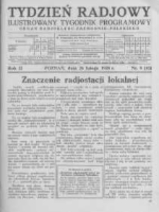 Tydzień Radjowy. 1928 R.2 nr9
