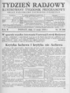 Tydzień Radjowy. 1928 R.2 nr20