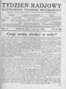 Tydzień Radjowy. 1928 R.2 nr23