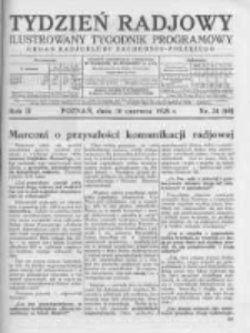 Tydzień Radjowy. 1928 R.2 nr24