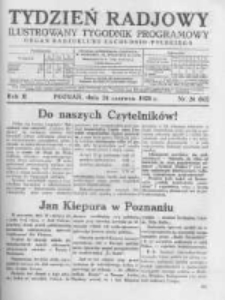 Tydzień Radjowy. 1928 R.2 nr26