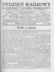 Tydzień Radjowy. 1928 R.2 nr28
