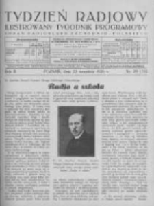 Tydzień Radjowy. 1928 R.2 nr39
