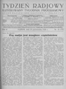 Tydzień Radjowy. 1928 R.2 nr43