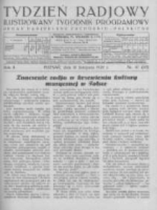 Tydzień Radjowy. 1928 R.2 nr47