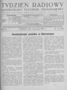 Tydzień Radjowy. 1928 R.2 nr49