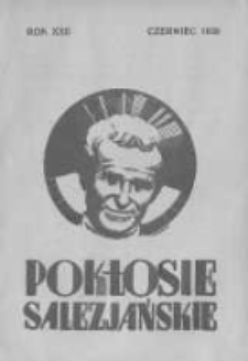 Pokłosie Salezjańskie. 1938 R.22 nr6
