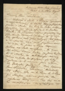 List od Gajewskiego Stanisława
