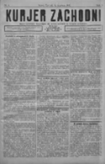 Kurjer Zachodni: pismo narodowe, bezpartyjne dla rodzin polskich na kresach zachodnich 1927.01.12 R.3 Nr4