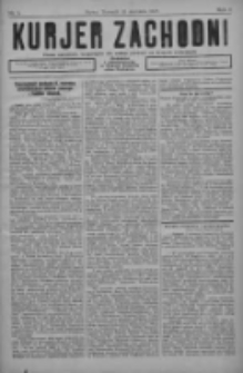 Kurjer Zachodni: pismo narodowe, bezpartyjne dla rodzin polskich na kresach zachodnich 1927.01.15 R.3 Nr5