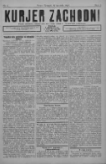 Kurjer Zachodni: pismo narodowe, bezpartyjne dla rodzin polskich na kresach zachodnich 1927.01.19 R.3 Nr6