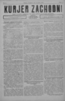 Kurjer Zachodni: pismo narodowe, bezpartyjne dla rodzin polskich na kresach zachodnich 1927.01.29 R.3 Nr9