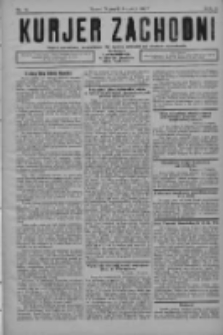 Kurjer Zachodni: pismo narodowe, bezpartyjne dla rodzin polskich na kresach zachodnich 1927.03.05 R.3 Nr19