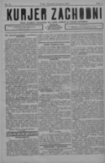 Kurjer Zachodni: pismo narodowe, bezpartyjne dla rodzin polskich na kresach zachodnich 1927.03.12 R.3 Nr21