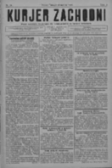 Kurjer Zachodni: pismo narodowe, bezpartyjne dla rodzin polskich na kresach zachodnich 1927.03.23 R.3 Nr24