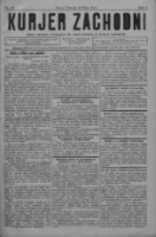 Kurjer Zachodni: pismo narodowe, bezpartyjne dla rodzin polskich na kresach zachodnich 1927.05.18 R.3 Nr40