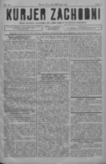 Kurjer Zachodni: pismo narodowe, bezpartyjne dla rodzin polskich na kresach zachodnich 1927.05.28 R.3 Nr43