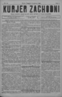 Kurjer Zachodni: pismo narodowe, bezpartyjne dla rodzin polskich na kresach zachodnich 1927.06.15 R.3 Nr48
