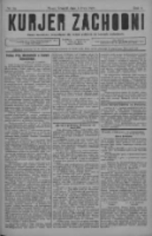 Kurjer Zachodni: pismo narodowe, bezpartyjne dla rodzin polskich na kresach zachodnich 1927.07.06 R.3 Nr54