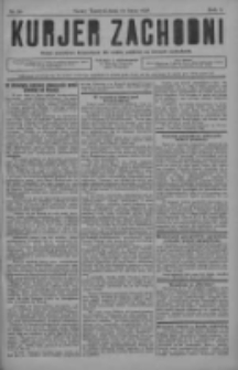 Kurjer Zachodni: pismo narodowe, bezpartyjne dla rodzin polskich na kresach zachodnich 1927.07.13 R.3 Nr56