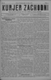 Kurjer Zachodni: pismo narodowe, bezpartyjne dla rodzin polskich na kresach zachodnich 1927.07.23 R.3 Nr59