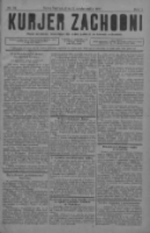 Kurjer Zachodni: pismo narodowe, bezpartyjne dla rodzin polskich na kresach zachodnich 1927.10.12 R.3 Nr82