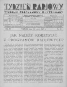 Tydzień Radjowy. 1929 R.3 nr13