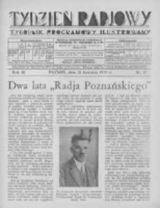 Tydzień Radjowy. 1929 R.3 nr17