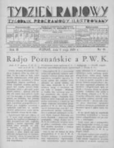 Tydzień Radjowy. 1929 R.3 nr19