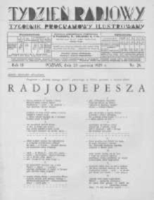 Tydzień Radjowy. 1929 R.3 nr26