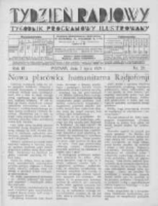 Tydzień Radjowy. 1929 R.3 nr28