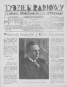 Tydzień Radjowy. 1929 R.3 nr31