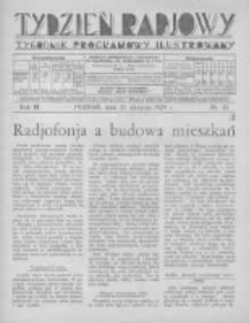 Tydzień Radjowy. 1929 R.3 nr35