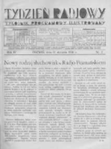Tydzień Radjowy. 1930 R.4 nr2